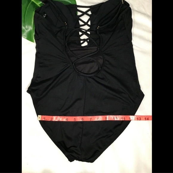 NEW La Blanca Lace Up‎ Island Goddess One-Piece Swimsuit [SZ 10 ] - Picture 7 of 8